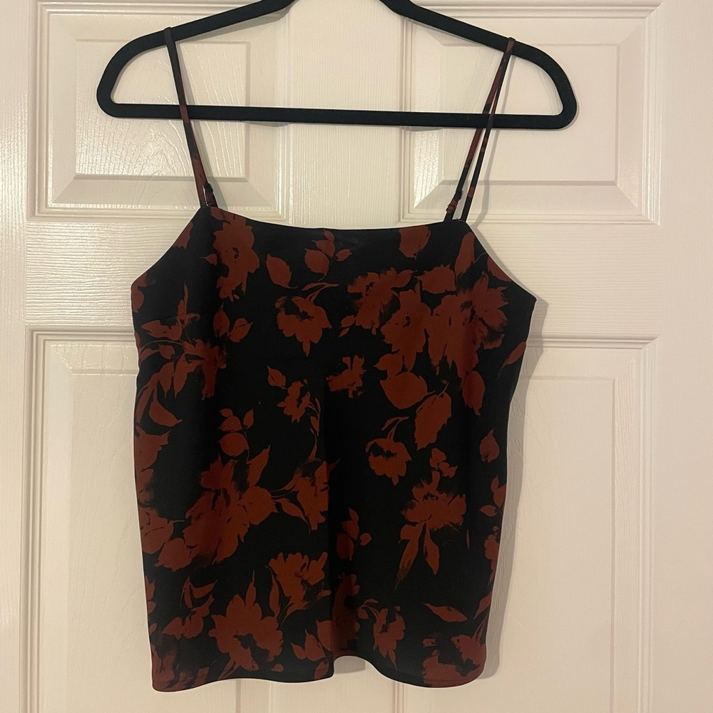 Abercrombie & Fitch Black and dark Red Camisole